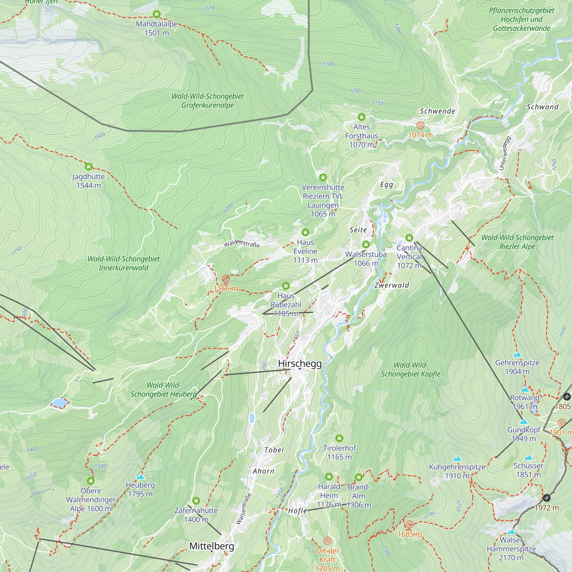 Haus Rübezahl map