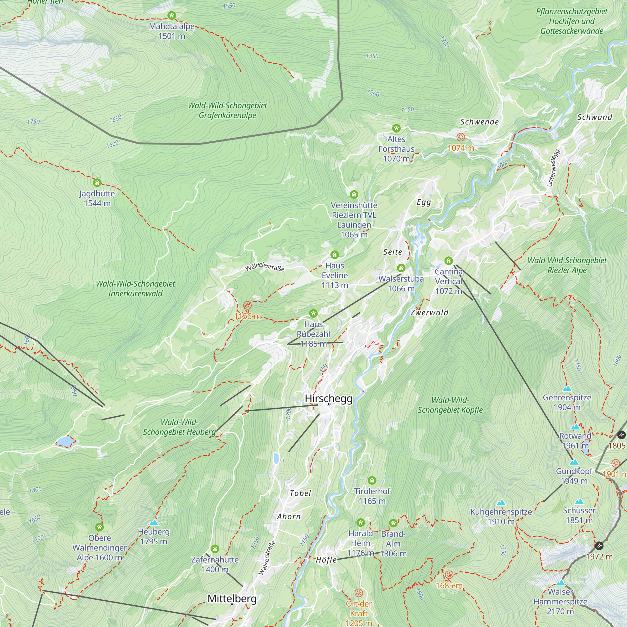 Haus Rübezahl map