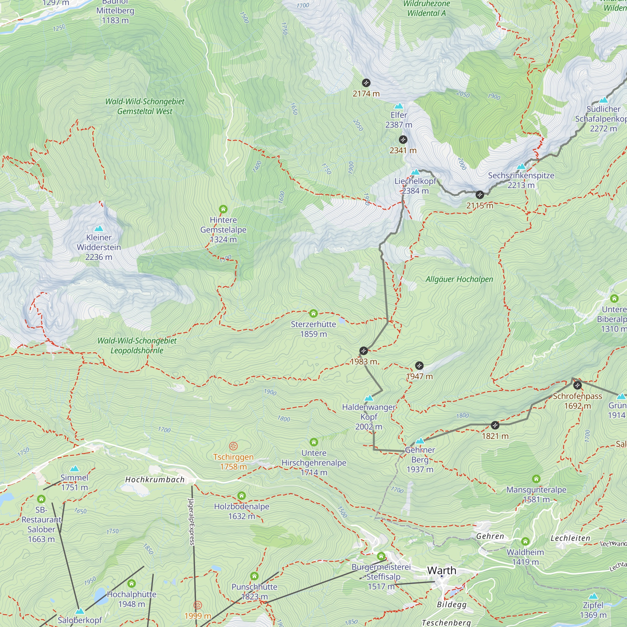 Sterzerhütte map