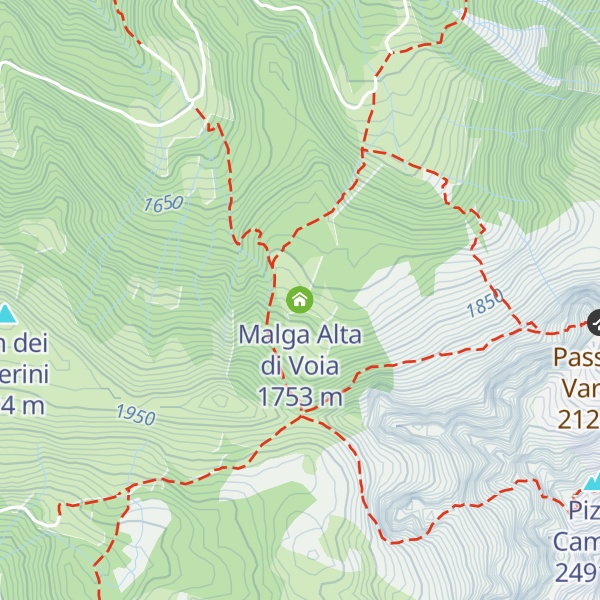 Map of Malga Alta di Voia