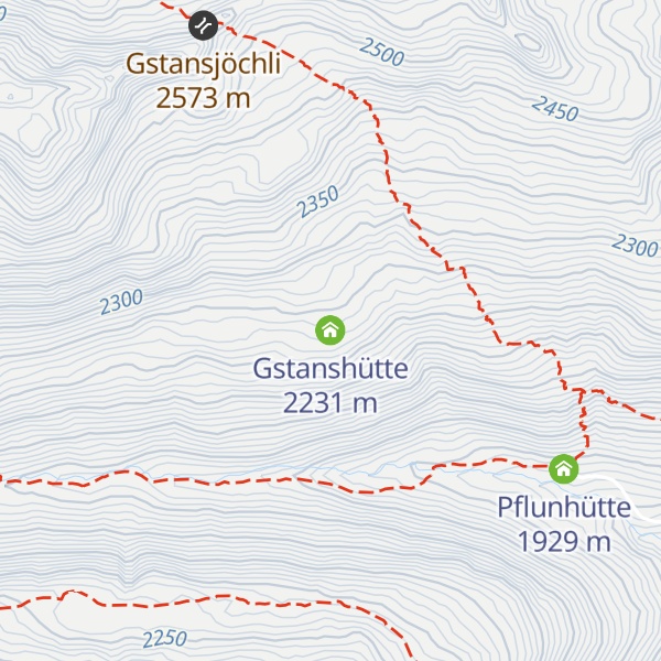 Map of Gstanshütte