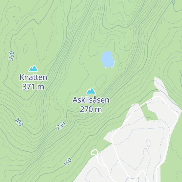 Map of Askilsåsen