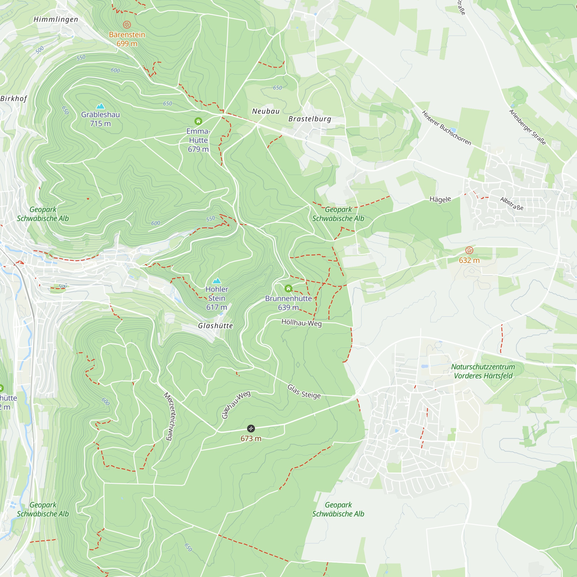 Brunnenhütte map