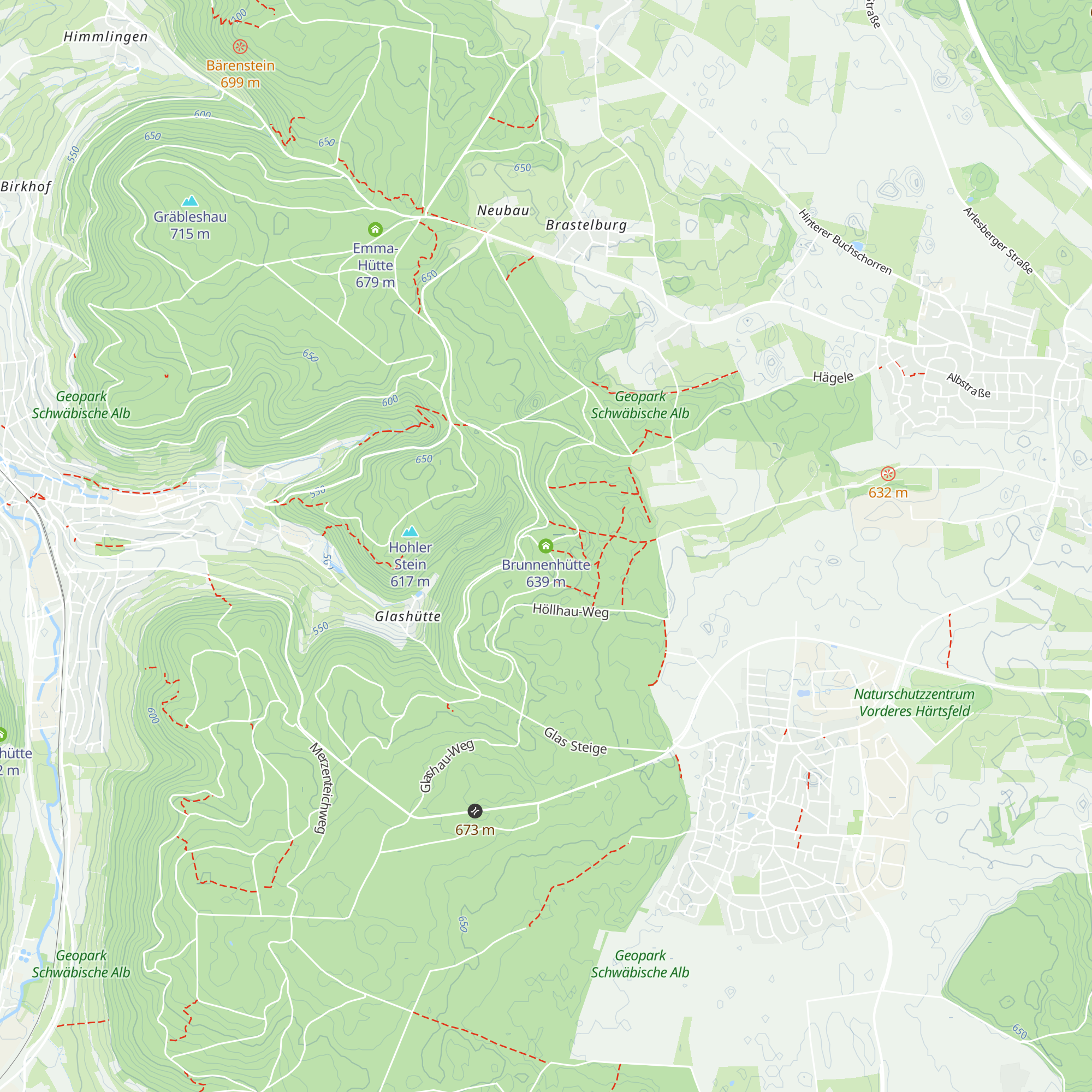 Brunnenhütte map