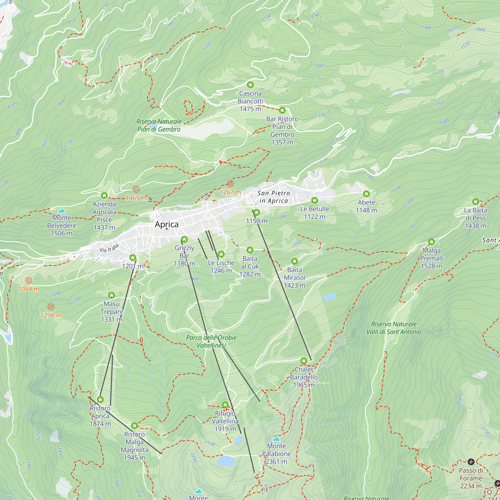 Baita al Cuk map
