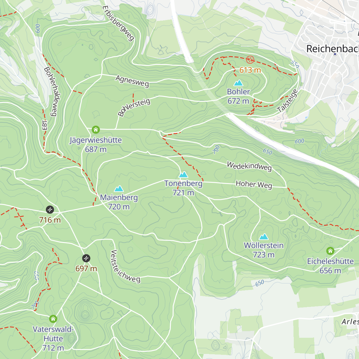 Hundshülb-Hütte map
