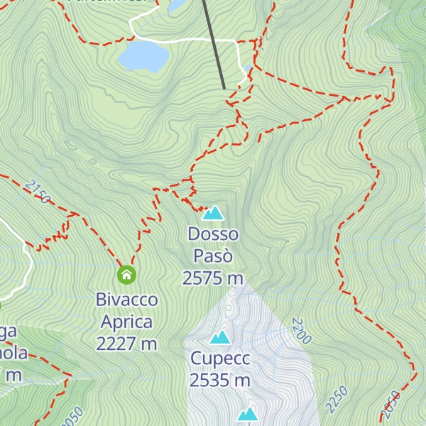 Map of Dosso Pasò