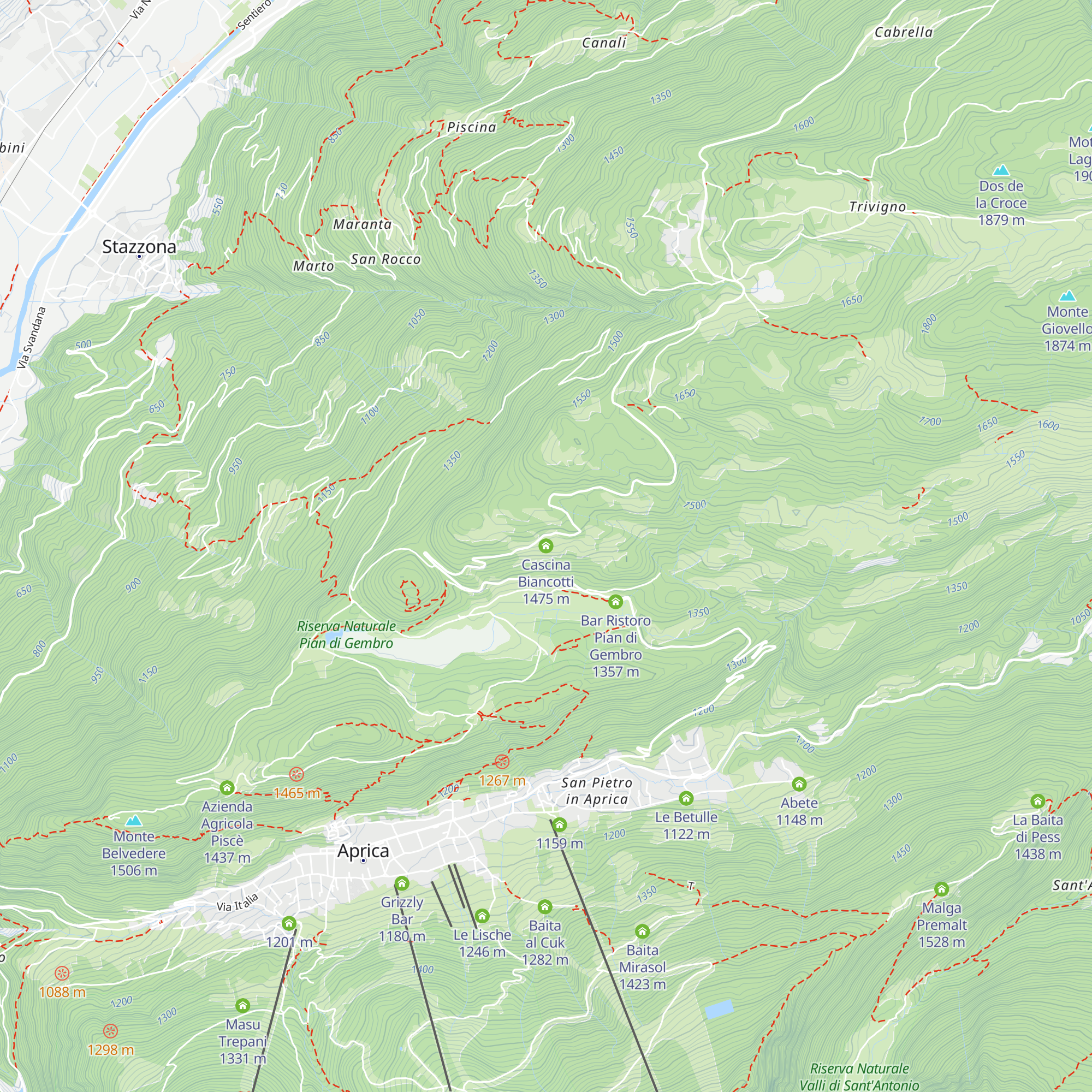 Cascina Biancotti map
