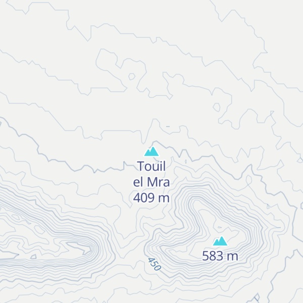 Map of Touil el Mra