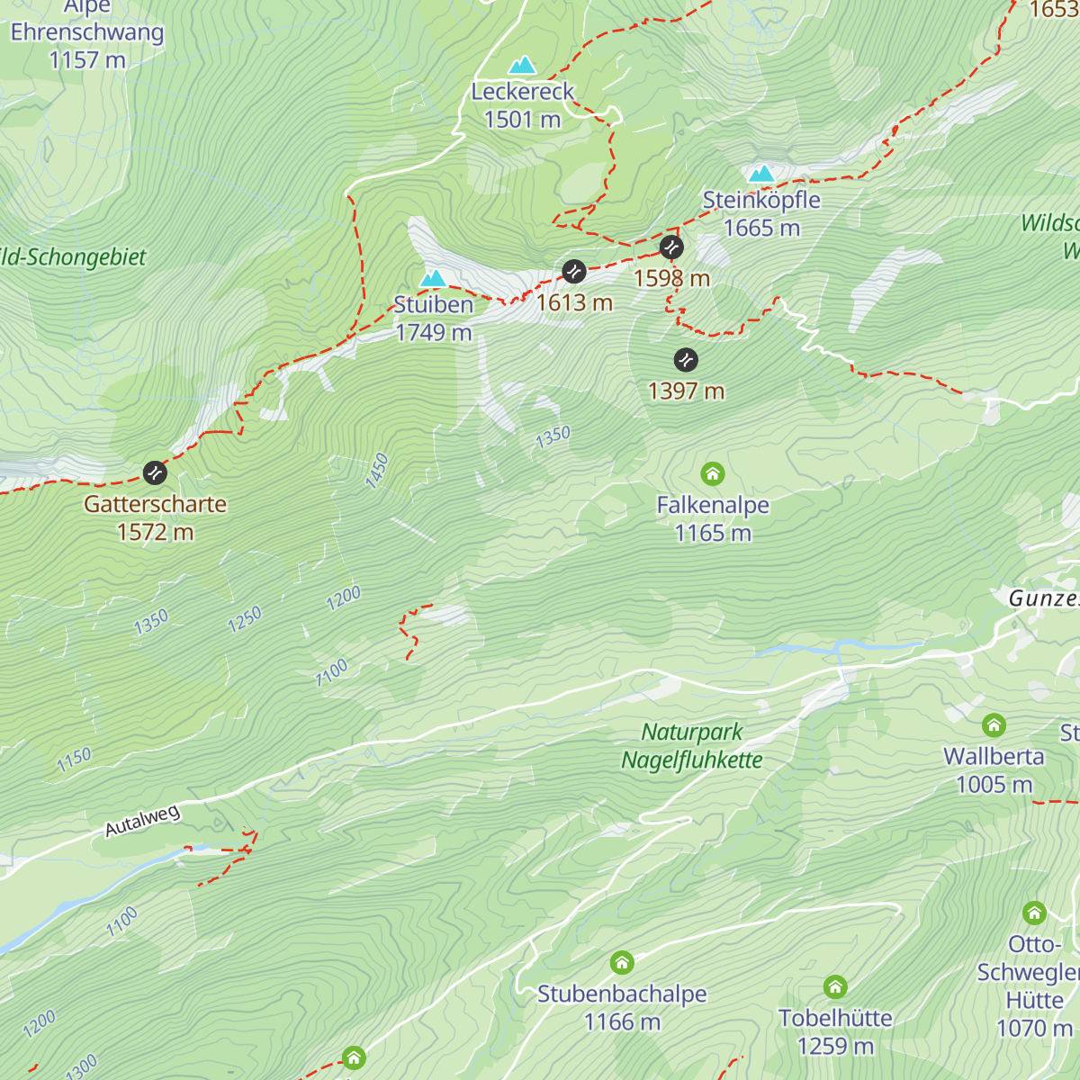 Ornachalpe map