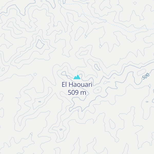 Map of El Haouari
