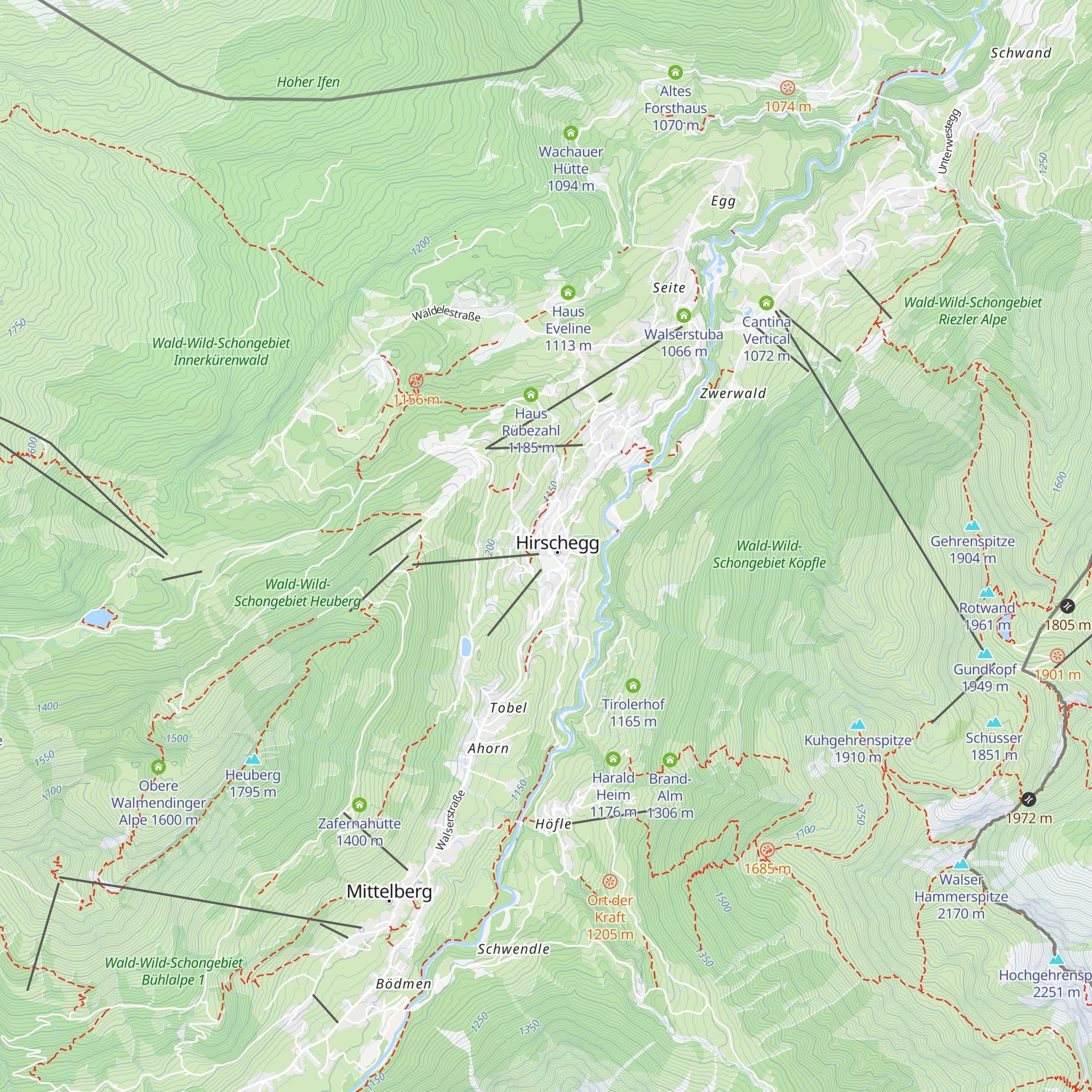 s'Hirscheck map