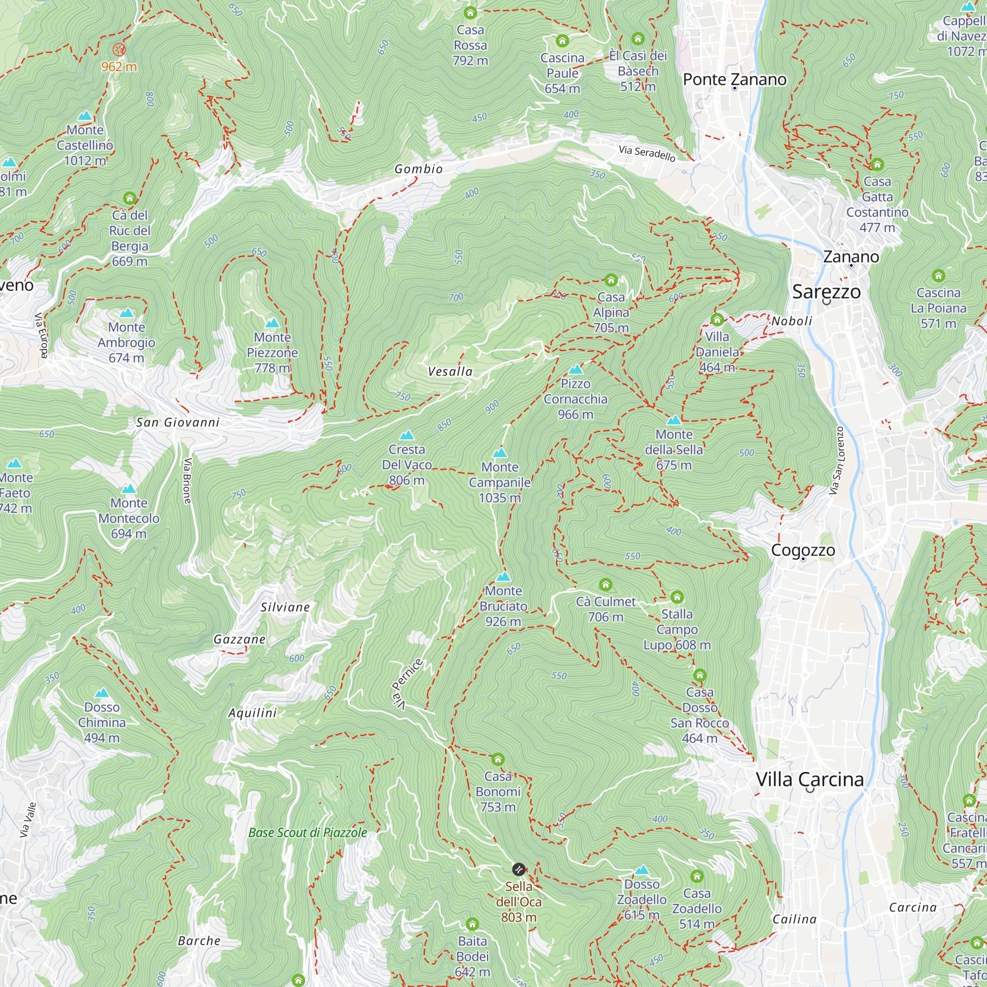 Casina Culma Larga map