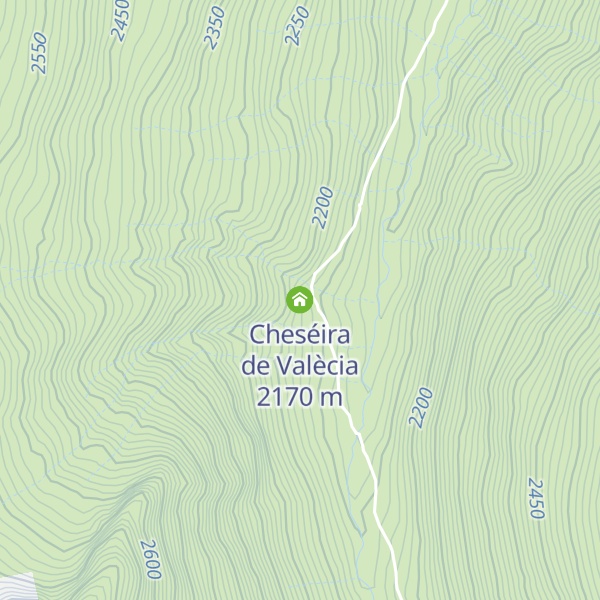 Map of Cheséira de Valècia