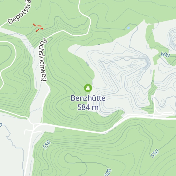 Map of Benzhütte