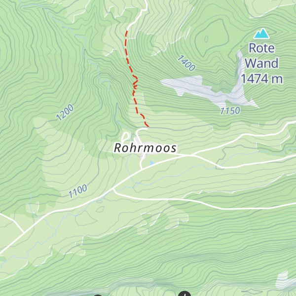 Map of Berggasthaus Rohrmoos