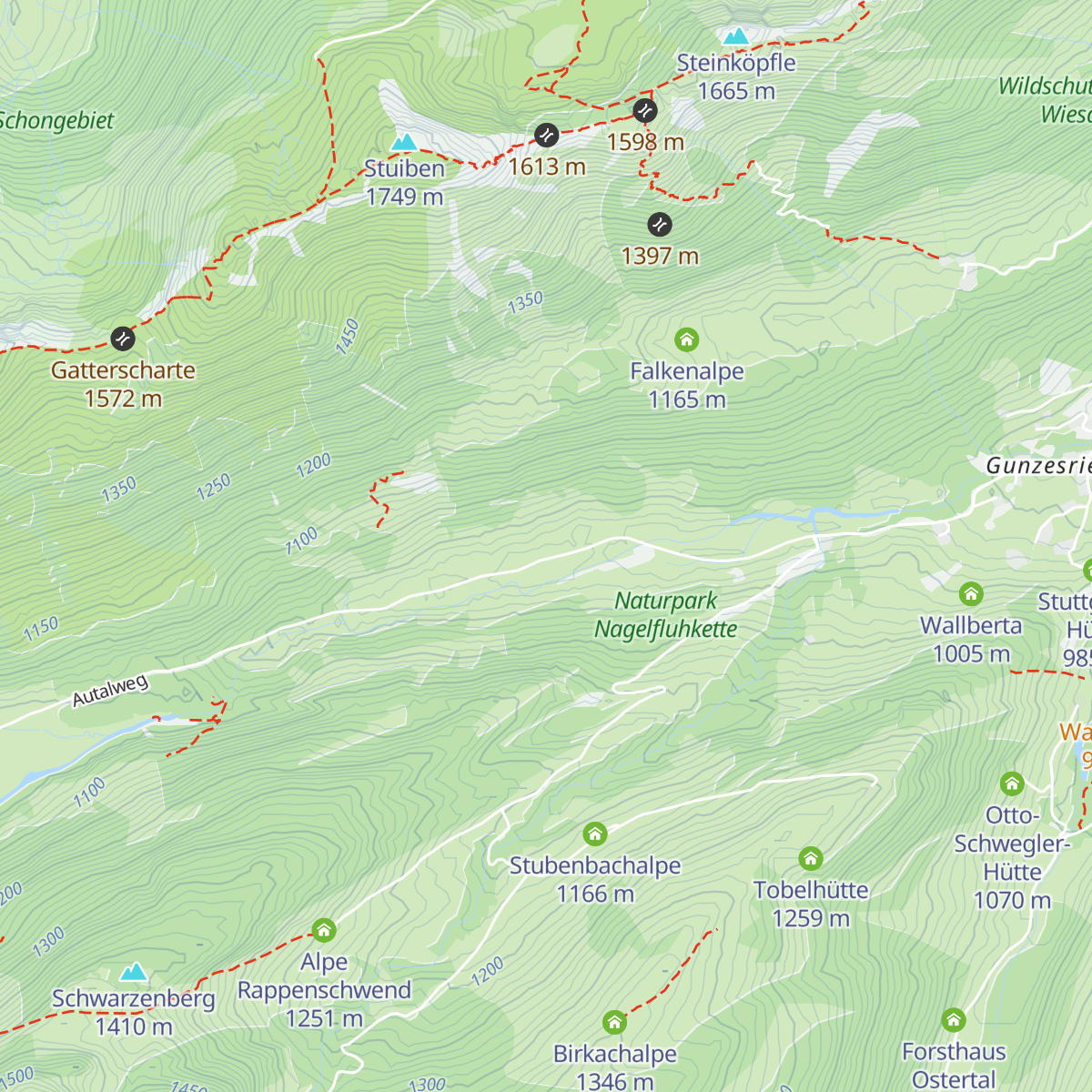 Bergheim Waibel map
