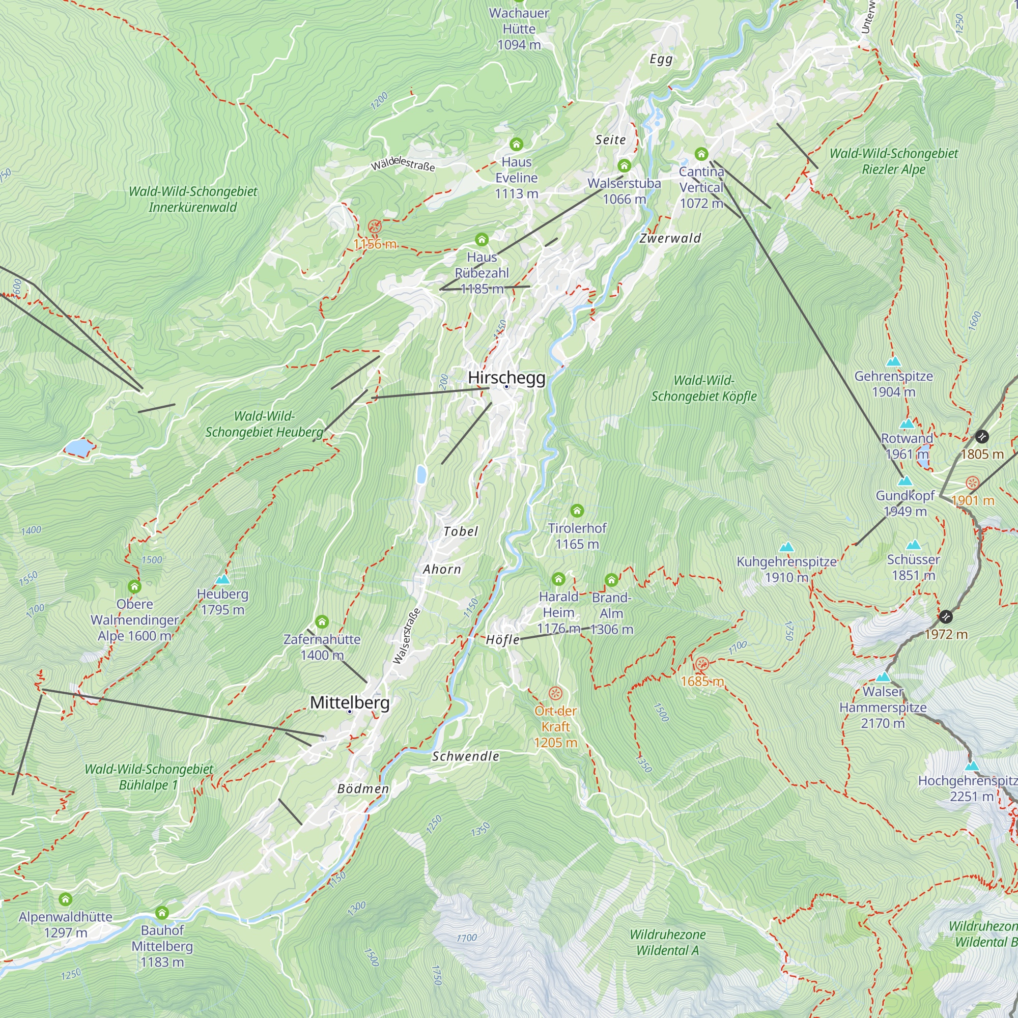 Landhaus Louisa map