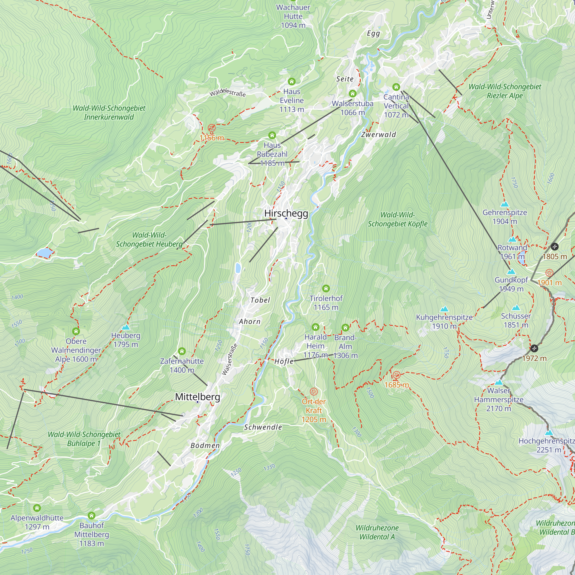 Landhaus Louisa map