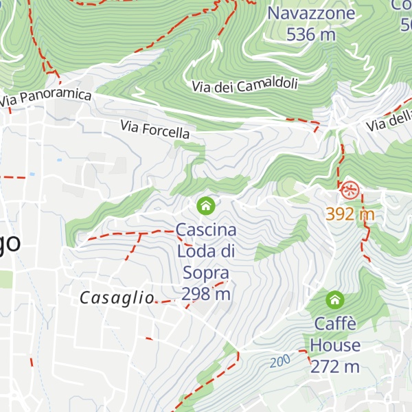 Map of Cascina Loda di Sopra