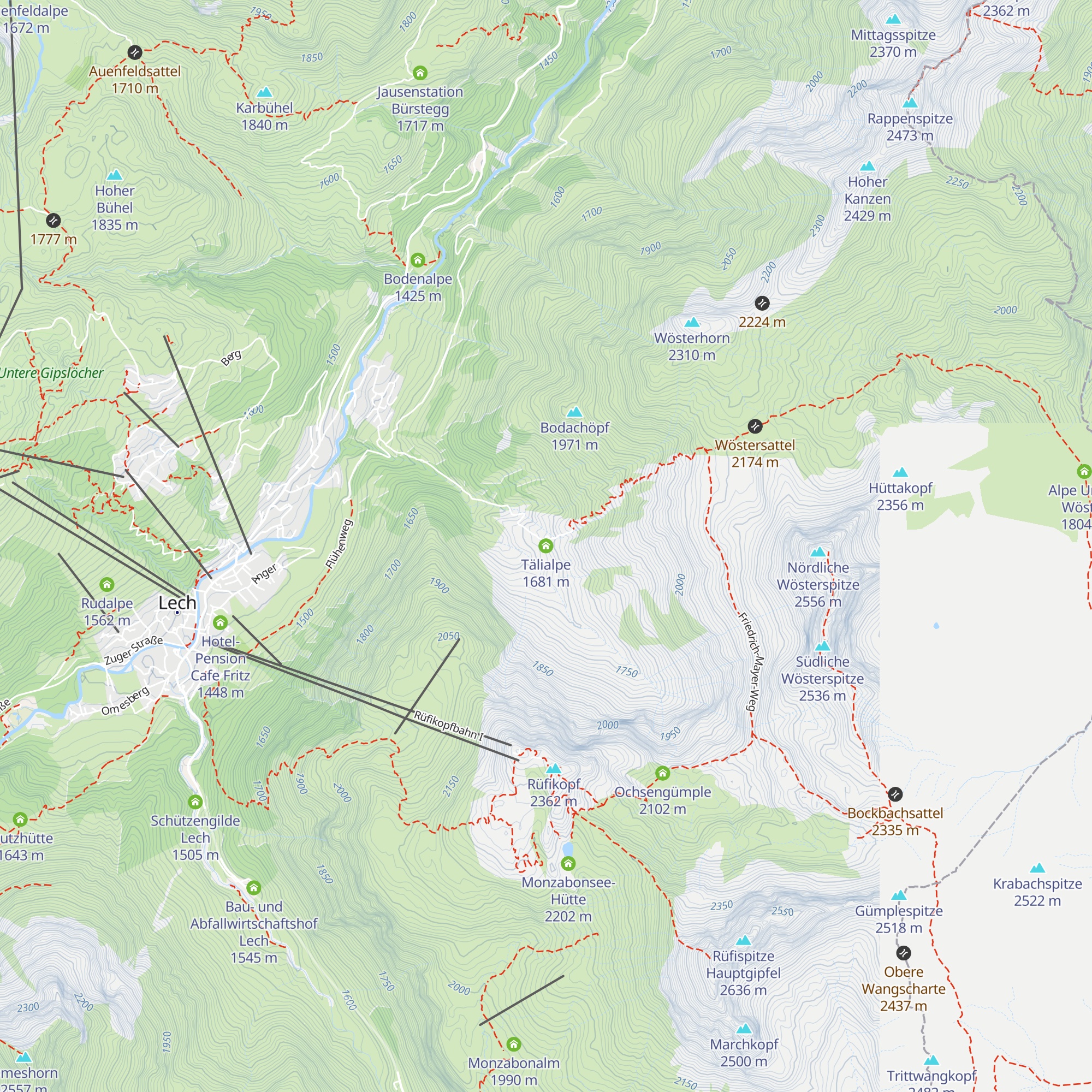 Tälialpe map