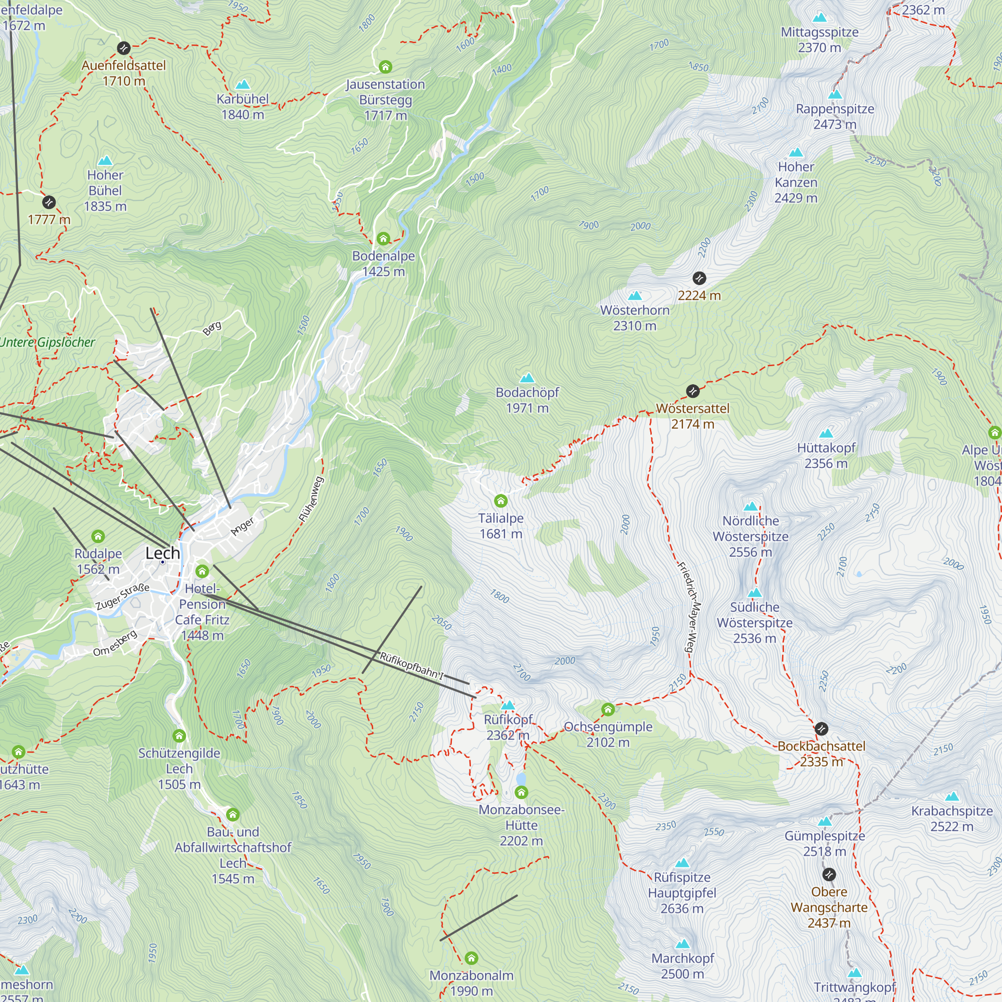Tälialpe map