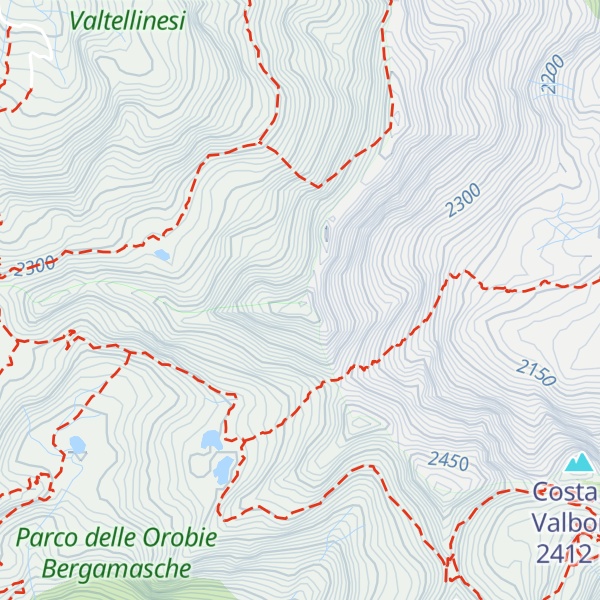 Map of Monte Venerocolo
