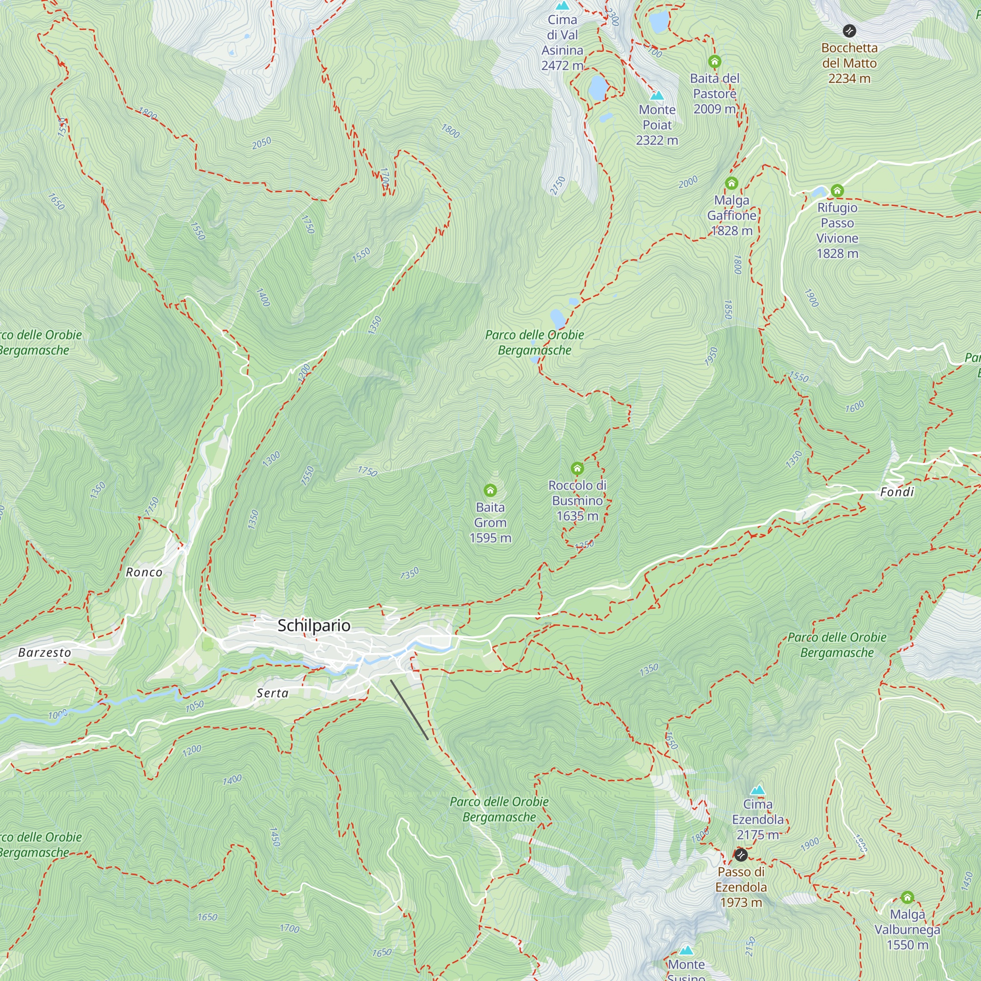 Baita Grom map