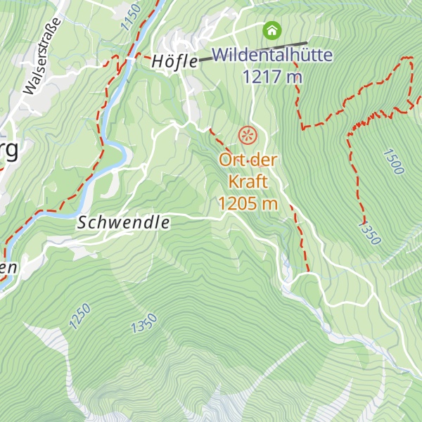 Map of Alpengästehaus Bergheim Moser