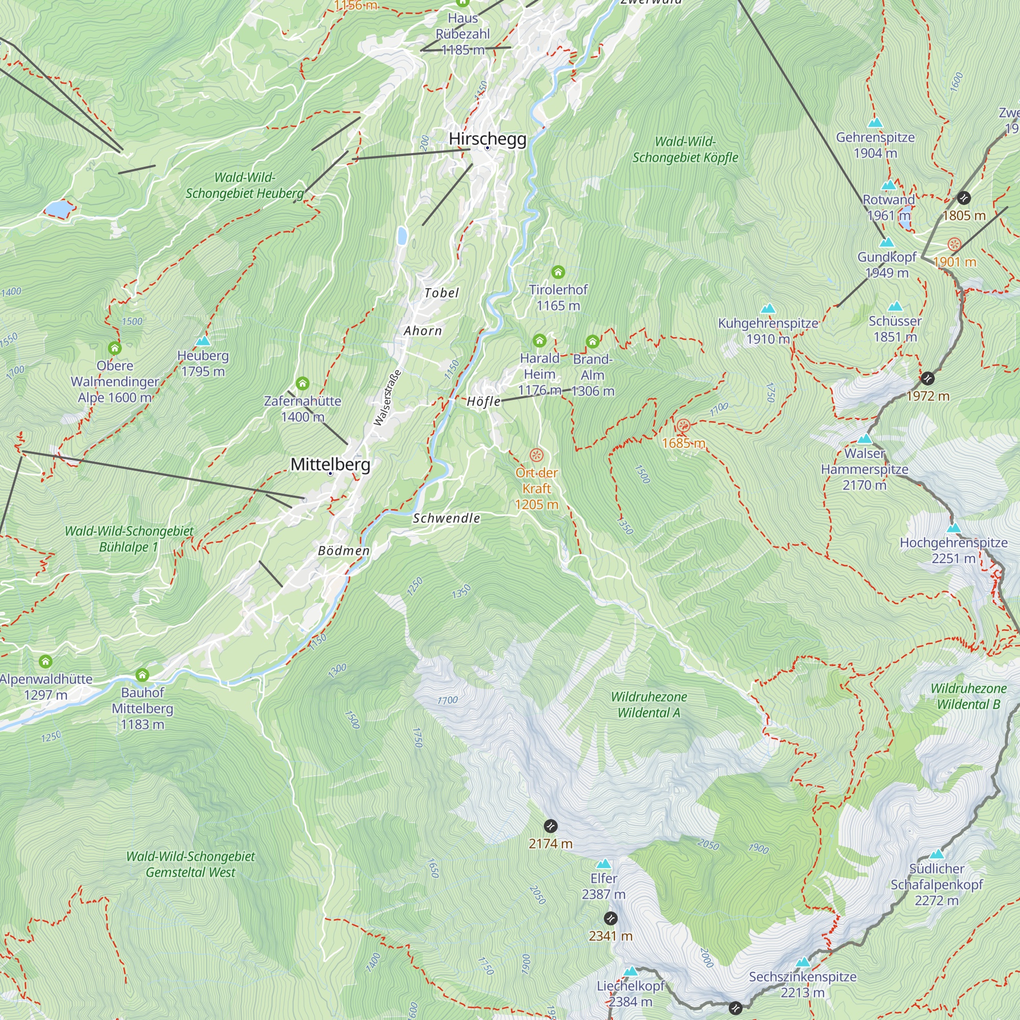 Alpengästehaus Bergheim Moser map