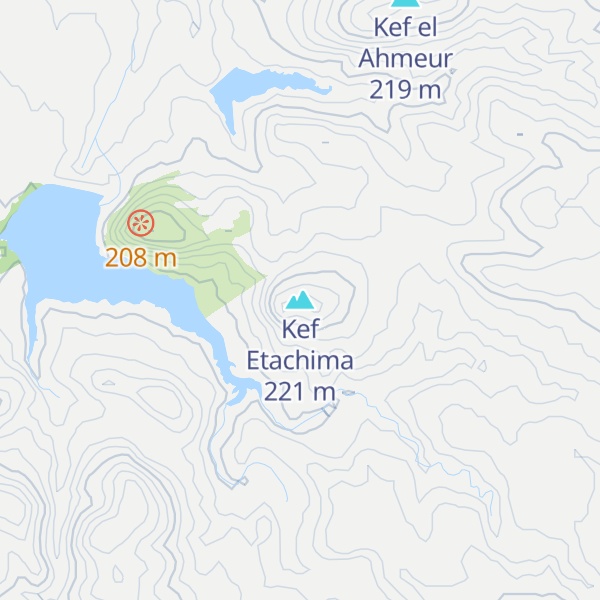 Map of Kef Etachima