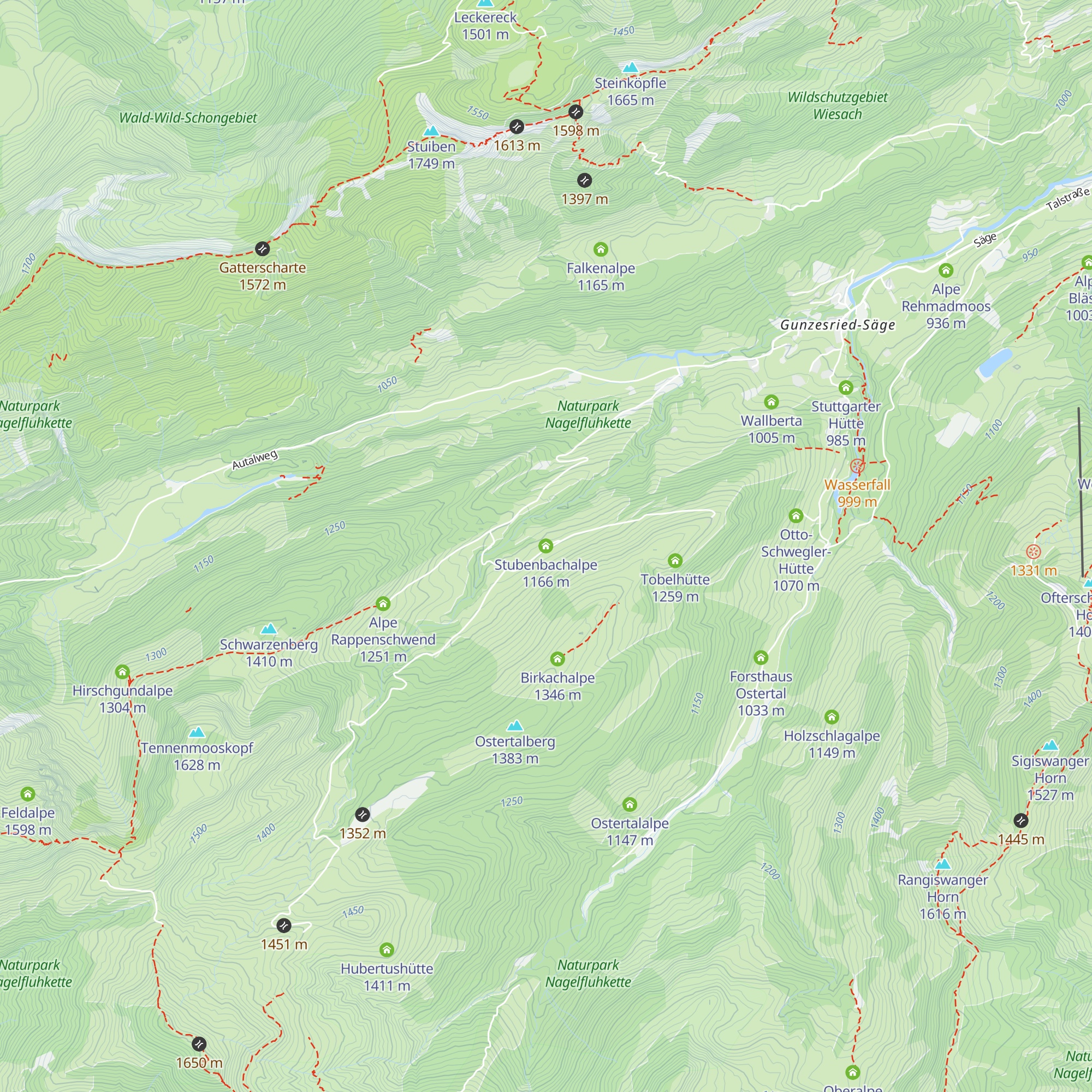 Stubenbachalpe map