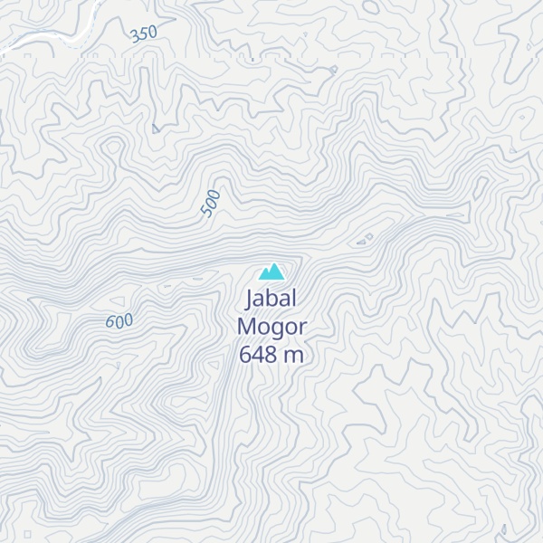 Map of Jabal Mogor