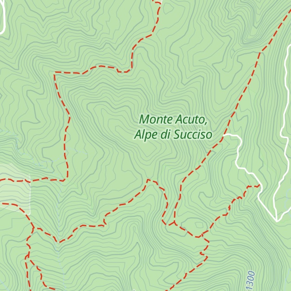 Map of Monte Fugacciaro