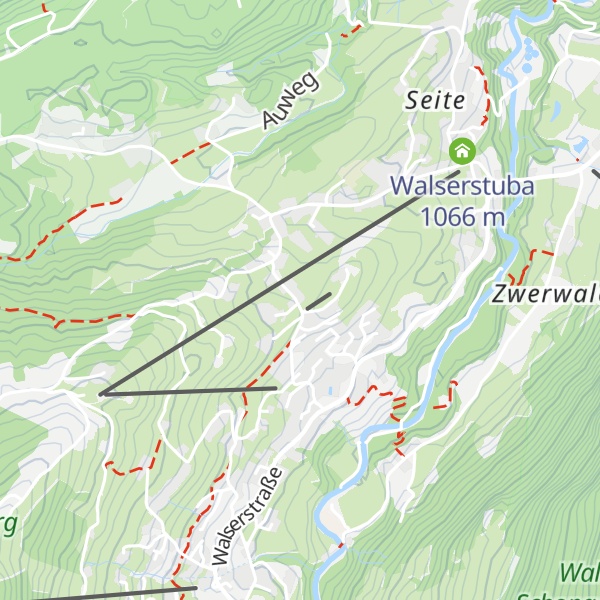 Map of Parsenne Stüble