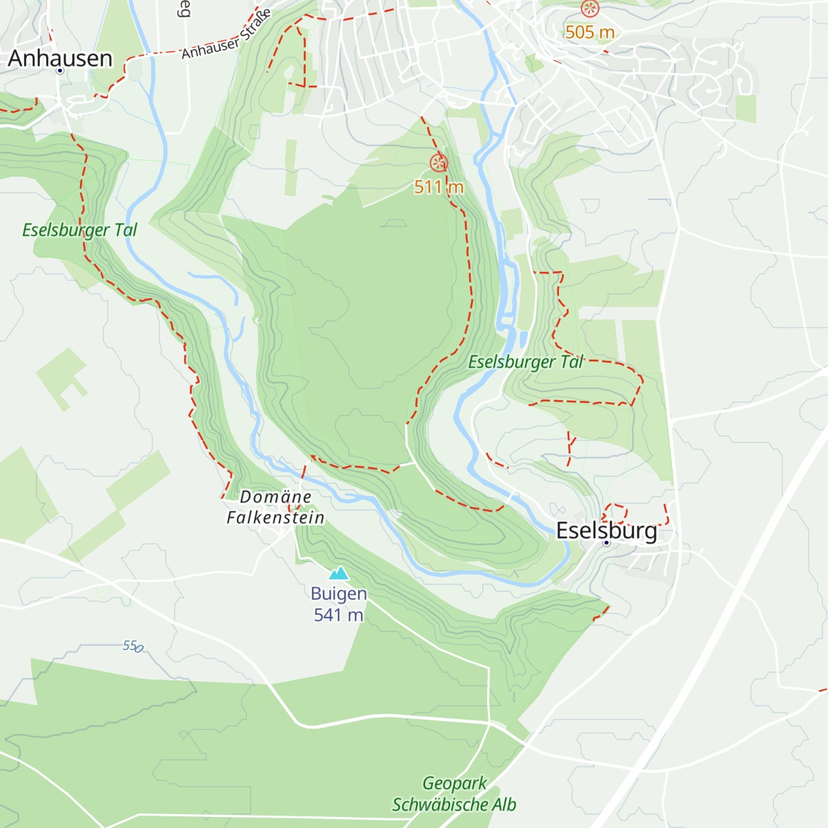 Buigenhütte map
