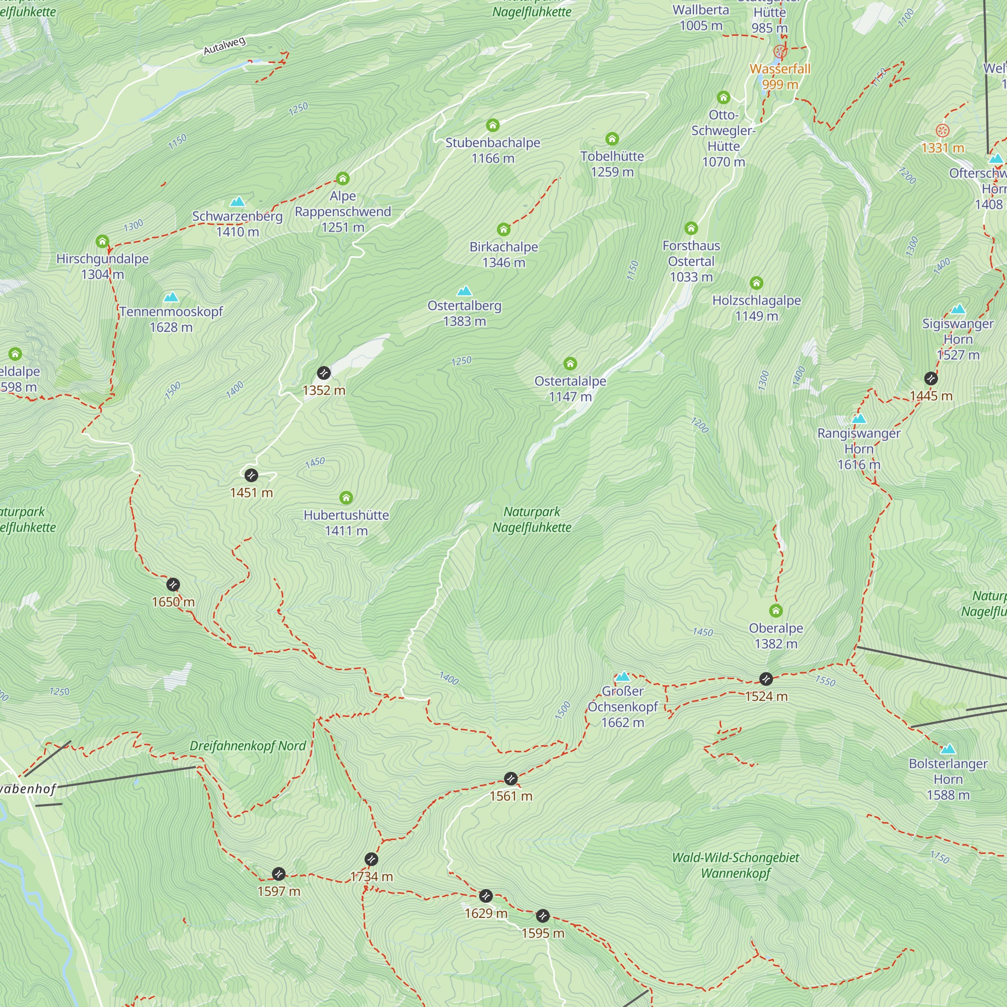 Grafenälpehütte map