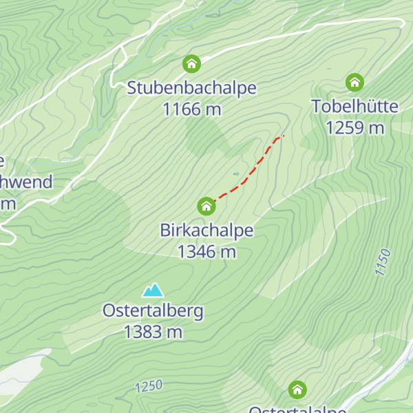 Map of Birkachalpe