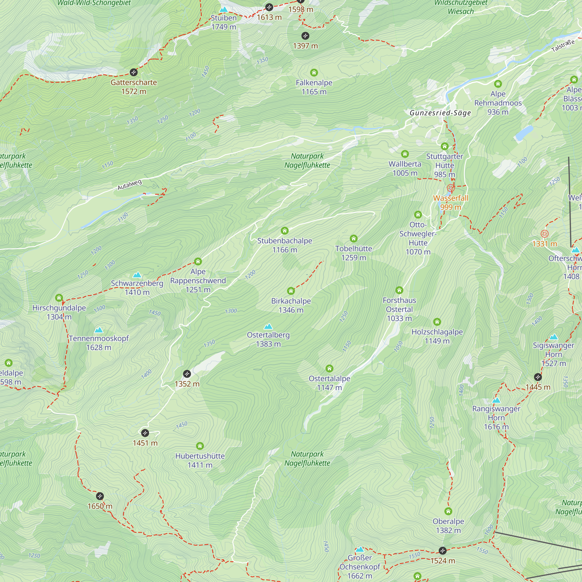 Birkachalpe map