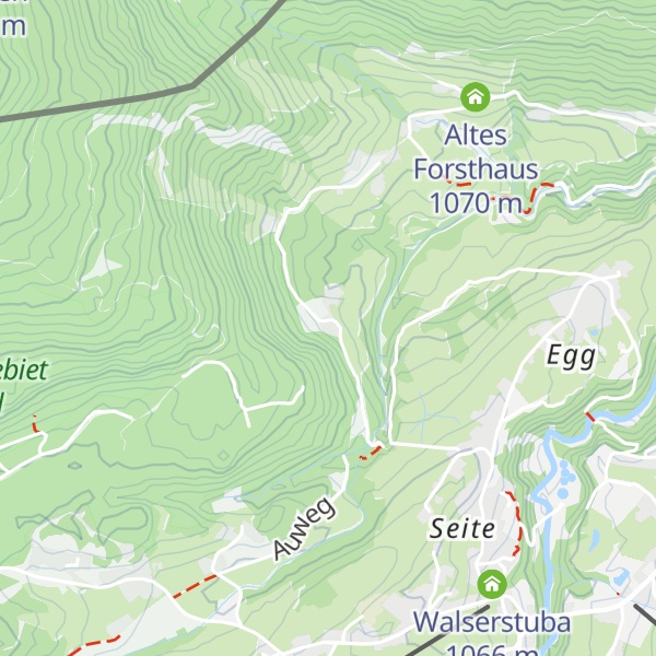 Map of Vereinshütte Riezlern TVL Lauingen