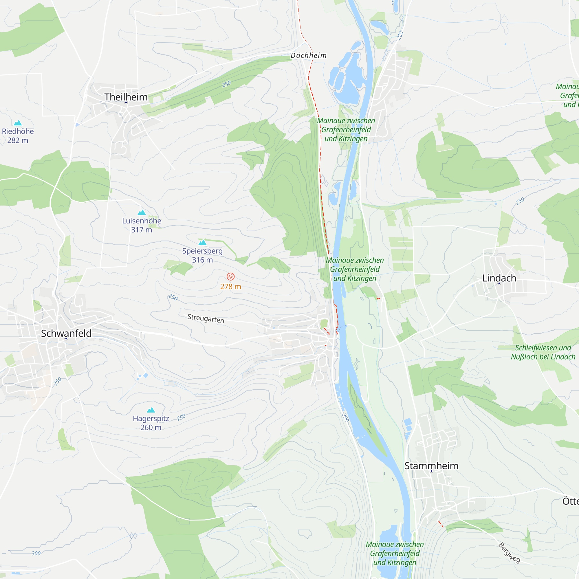 Schutzhütte Weinbauverein Wipfeld map