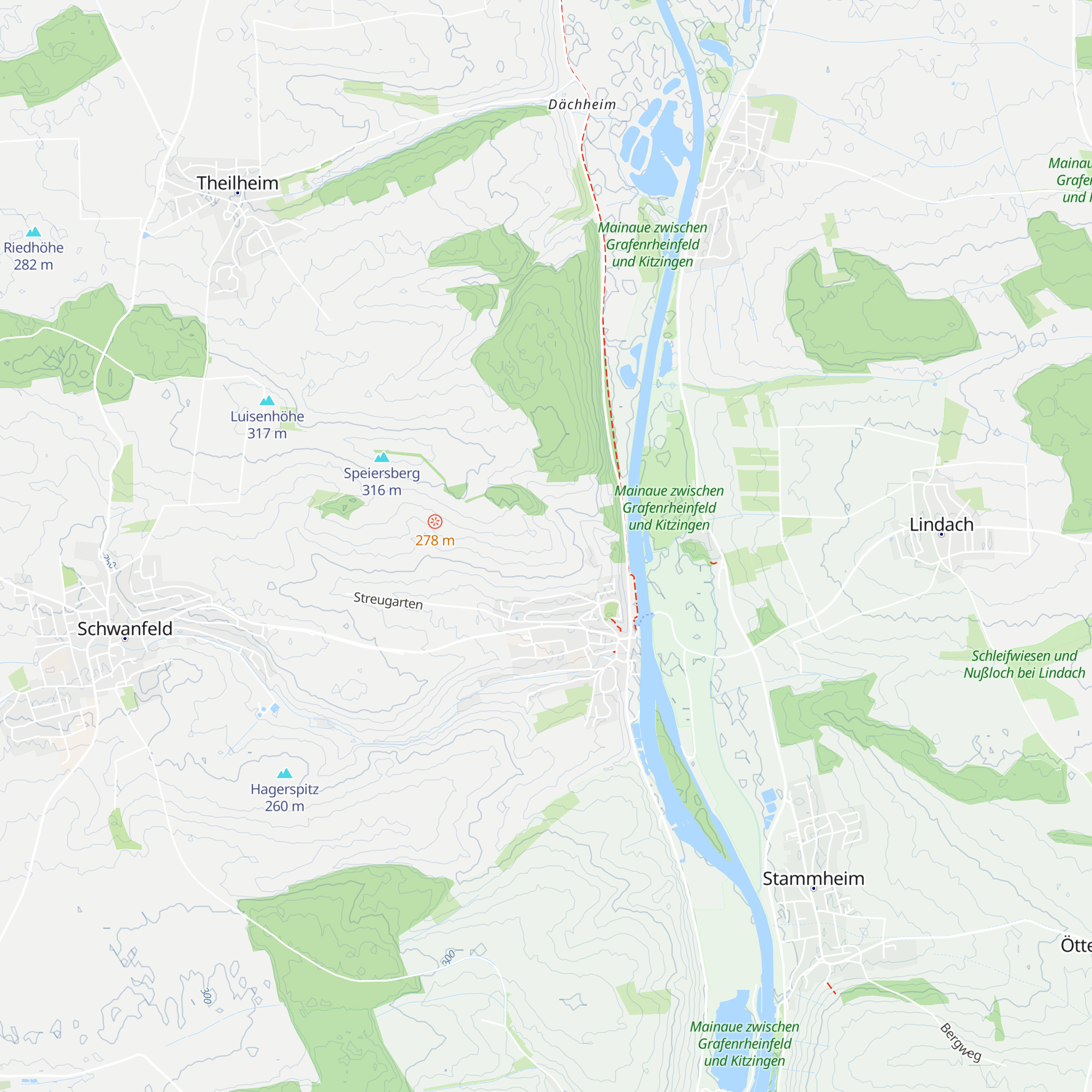 Schutzhütte Weinbauverein Wipfeld map