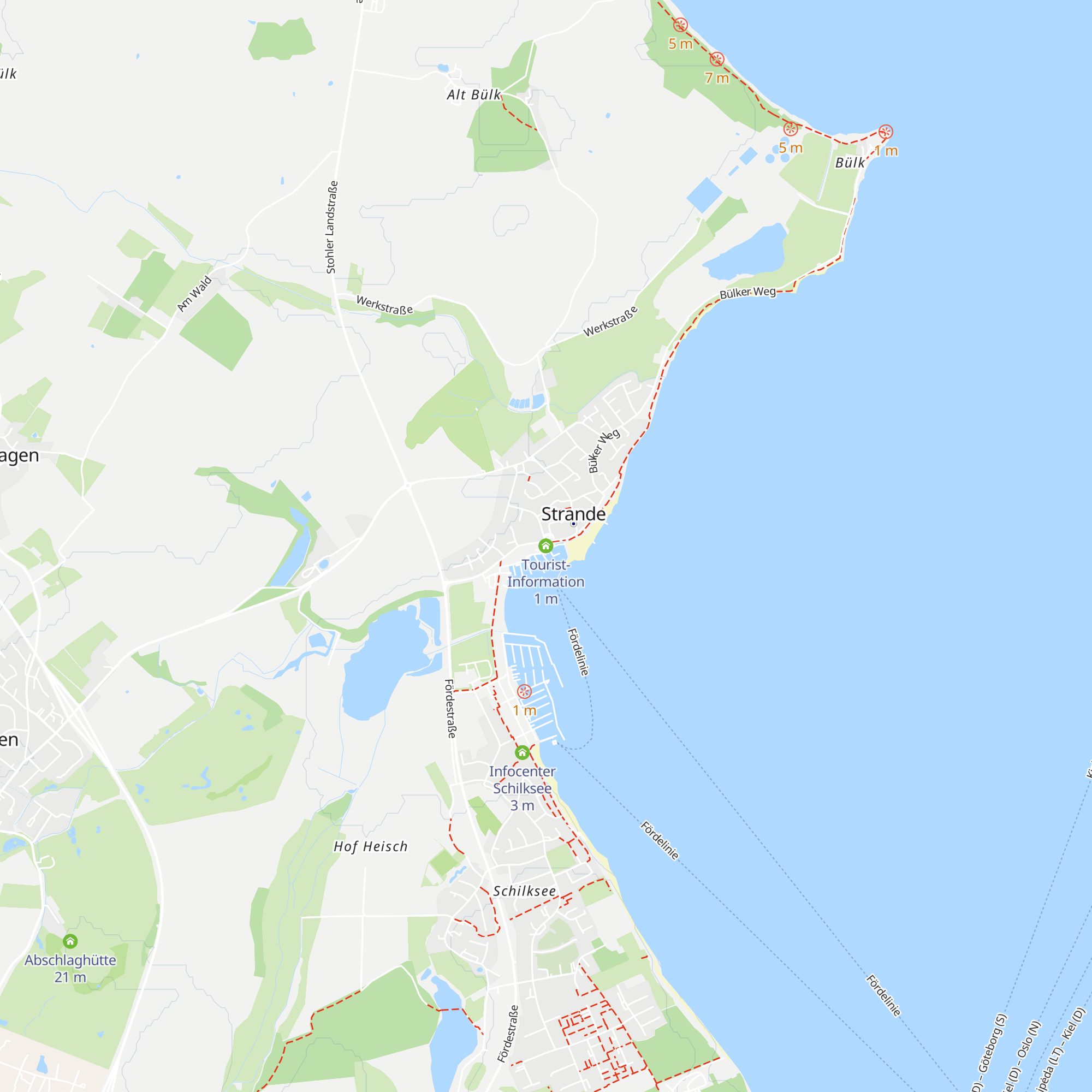 Tourist-Information map