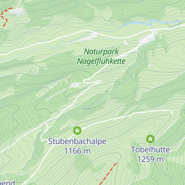 Map of Schwarzbergalpe
