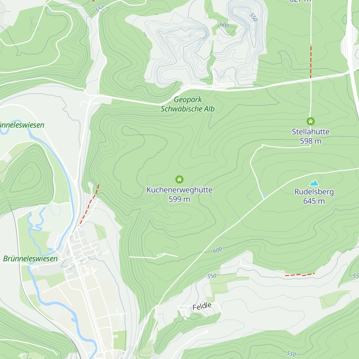 Kuchenerweghütte map