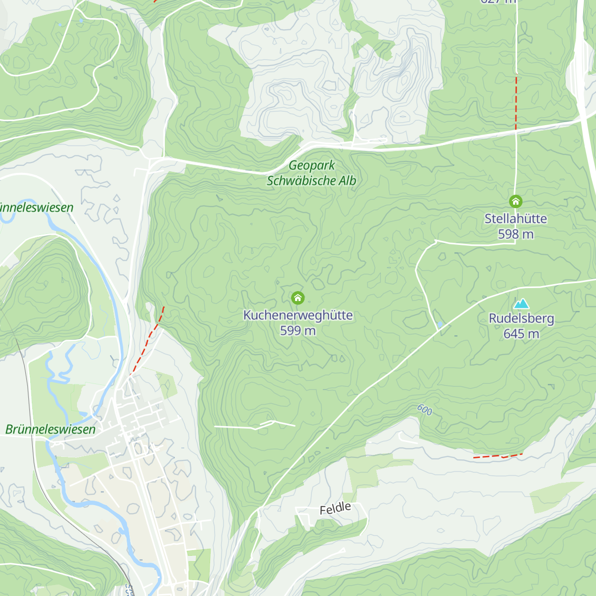 Kuchenerweghütte map
