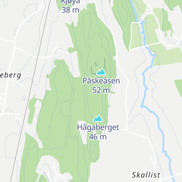 Map of Bruåsen