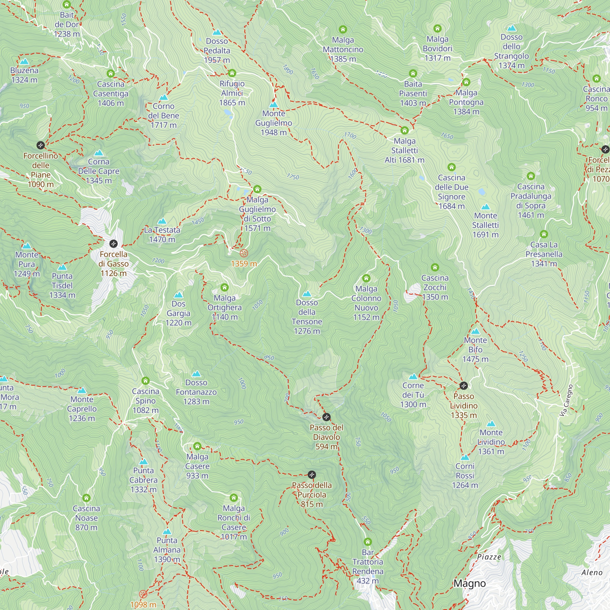 La Baràca de Felice map