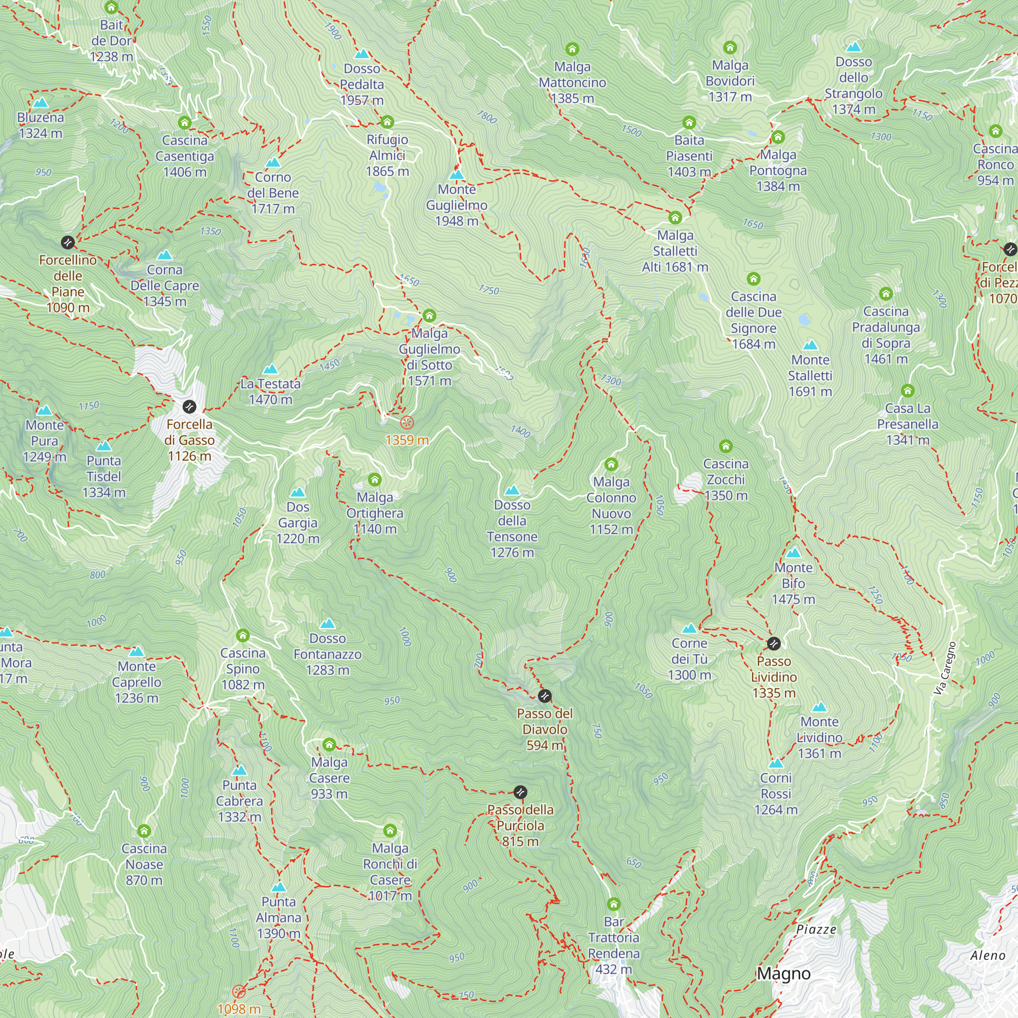 La Baràca de Felice map