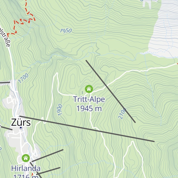 Map of Tritt-Alpe